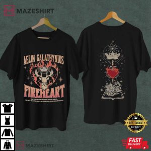 Throne Of Glass Fireheart Aelin Galathynius Fan Gift T Shirt (1)