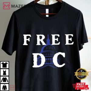 Anti Trump Free DC Resist Federal Overreach Protest Comfort Colors T (3)
