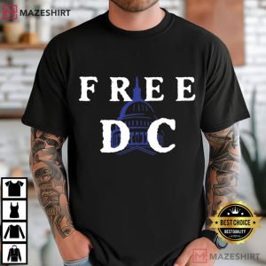 Anti Trump Free DC Resist Federal Overreach Protest Comfort Colors T (4)