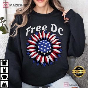 Free DC Anti Trump Resist Federal Overreach Protest Political T Shirt