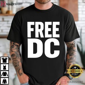 Free DC Anti Fascist Human Rights Protest T-Shirt