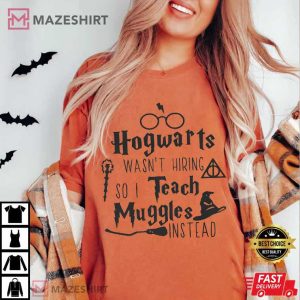 Harry Potter Hogwarts Wizarding World Funny Muggle Teacher T Shirt (4)