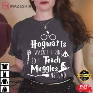 Harry Potter Hogwarts Wizarding World Funny Muggle Teacher T Shirt (2)