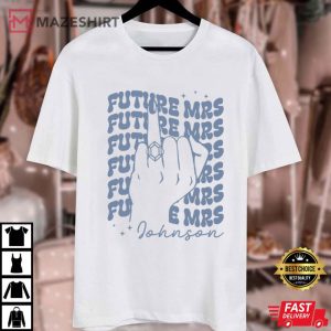 Future Mrs Bachelorette Party Bridal Shower Gift Engaged T Shirt (1)