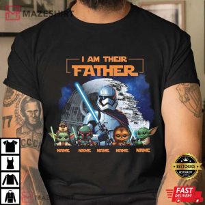 I Am Their Father Star Wars Personalised Fathers Day T-Shirt