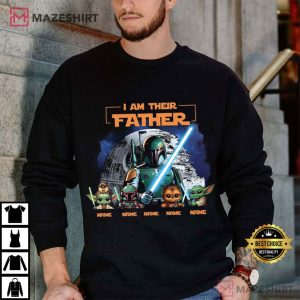 Custom I Am Their Father Star Wars Fathers Day Papa T Shirt (3)