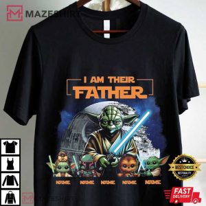 Yoda Star Wars I Am Their Father Custom Fathers Day T Shirt (1)