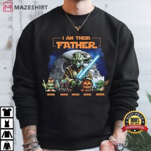 Yoda Star Wars I Am Their Father Custom Fathers Day T Shirt (3)