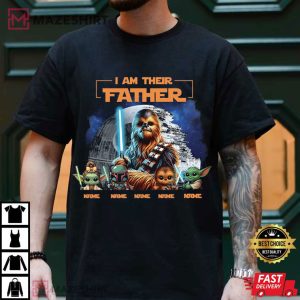 Chewbacca Custom I Am Their Father Star Wars Movie T-Shirt