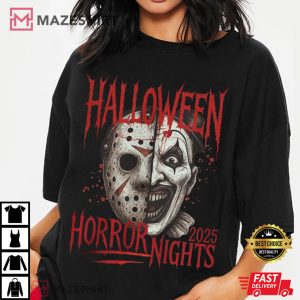 Halloween Horror Nights 2025 Horror Movie Spooky Killer T Shirt (2)