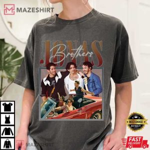 Jonas Brothers Band Reunion Retro 90s Concert Tour T Shirt (2)