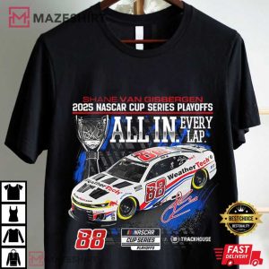 Shane Van Gisbergen 2025 Nascar Cup Series Playoffs T Shirt (1)