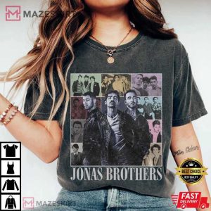 Vintage Jonas Brother Music Tour 2025 Bootleg 90s T-Shirt