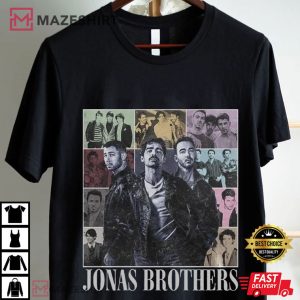 Vintage Jonas Brothers Music Tour 2025 Bootleg 90s T Shirt (1)