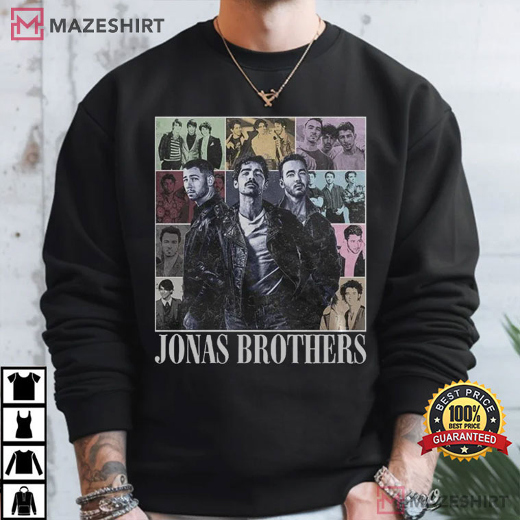Vintage Jonas Brother Music Tour 2025 Bootleg 90s T-Shirt Vintage Jonas Brother Music Tour 2025 Bootleg 90s T-Shirt