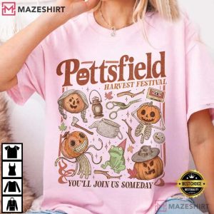 Pottsfield Harvest Festival Pumpkin Village Halloween Comfort Colors T-Shirt