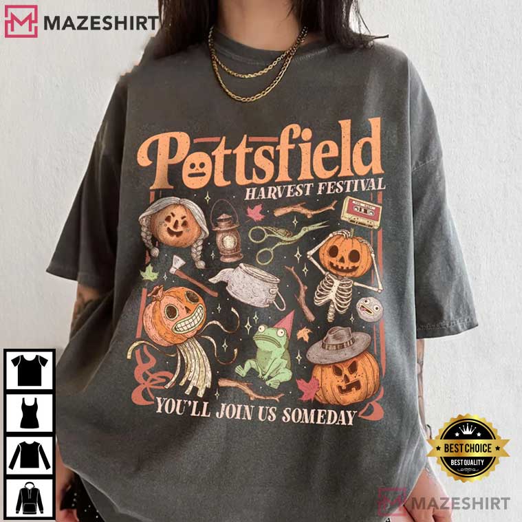 Pottsfield Harvest Festival Pumpkin Village Halloween Comfort Colors T-Shirt Pottsfield Harvest Festival Pumpkin Village Halloween Comfort Colors T-Shirt