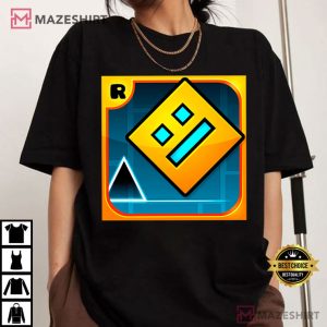 Geometry Dash Gamer Gift Graphic T Shirt (3)