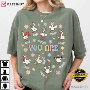 Silly Goose You Are Kind Teacher Back To School Comfort Colors T Shirt (1)