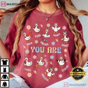 Silly Goose You Are Kind Teacher Back To School Comfort Colors T Shirt (2)