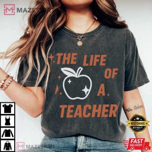 The Life Of A Teacher Music Fan Elementary Back To School Comfort Colors (3)