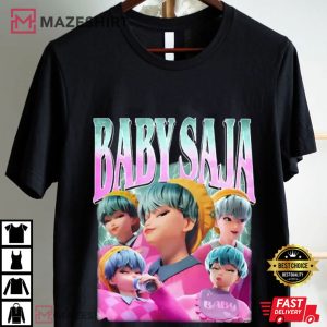 Baby Saja Boys 90s Vintage Kpop Demon Hunters Movie T Shirt (1)