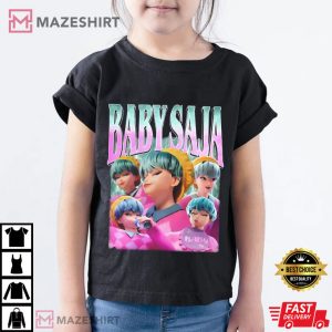 Baby Saja Boys 90s Vintage Kpop Demon Hunters Movie T Shirt (3)