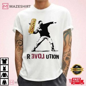Assault With A Deli Weapon Flower Thrower Parody T-Shirt