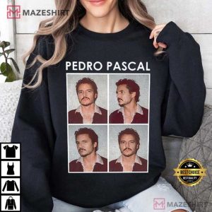 Limited Retro Pedro Pascal Celebrity Actor Fans Gift T Shirt (4)