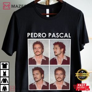 Limited Retro Pedro Pascal Celebrity Actor Fans Gift T Shirt (1)