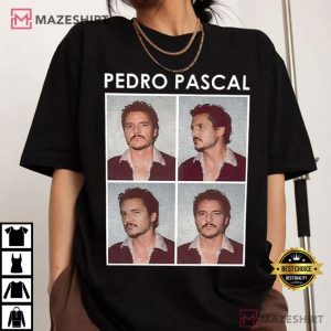 Limited Retro Pedro Pascal Celebrity Actor Fans Gift T-Shirt