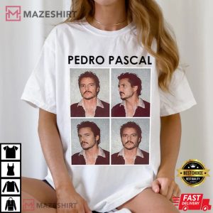 Limited Retro Pedro Pascal Celebrity Actor Fans Gift T Shirt (3)