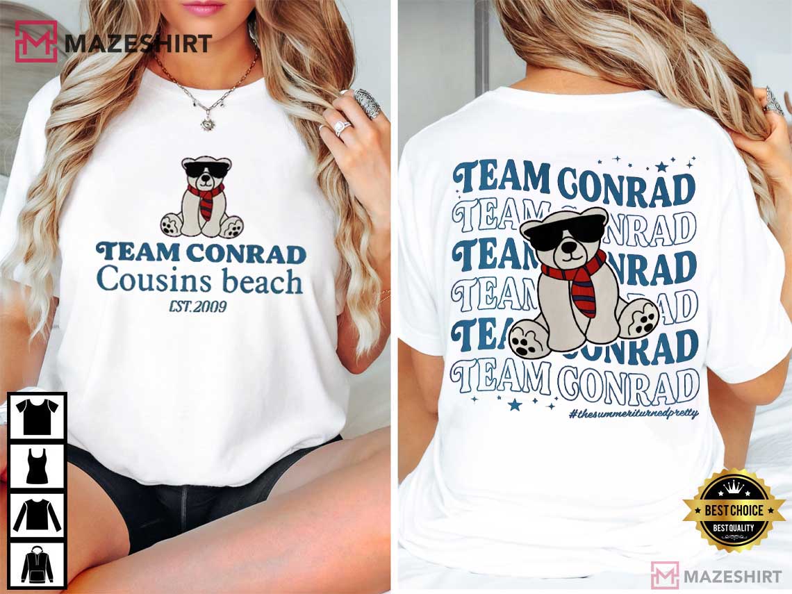 Team Conrad Belly Jeremiah Cousins Beach The Summer I Turned Pretty T-Shirt Team Conrad Belly Jeremiah Cousins Beach The Summer I Turned Pretty T-Shirt