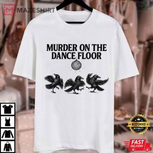 Witchy Crow Murder On The Dance Floor Local Funny Raven T Shirt (1)