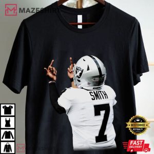 Geno Smith Flipping Off Fingers Up Las Vegas Raiders Football T Shirt (1)