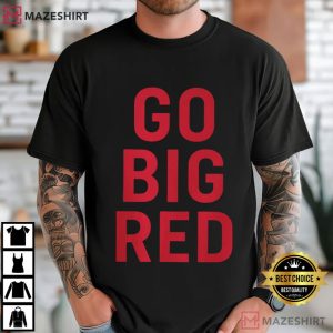 Go Big Red Nebraska Huskers Cornhusker Game Day Football T Shirt (2)