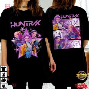 Huntrix Mira Rumi Joey Kpop Demon Hunters Merch T-Shirt