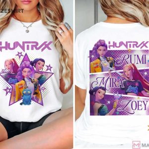 Huntrix Mira Rumi Joey Kpop Demon Hunters Merch T Shirt (1)
