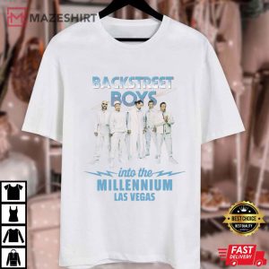 Backstreet Boys Into The Millennium Las Vegas Tour 2025 T Shirt (1)