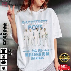 Backstreet Boys Into The Millennium Las Vegas Tour 2025 T Shirt (3)