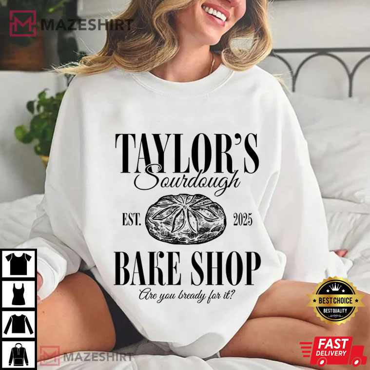 Taylor’s Sourdough Bake Shop Showgirl Music Album Comfort Colors T-Shirt