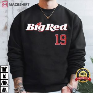 Owen Caissie Big Red 19 Chicago Cubs Baseball T Shirt (4)