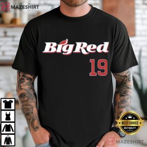 Owen Caissie Big Red 19 Chicago Cubs Baseball T-Shirt