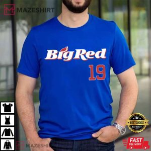 Owen Caissie Big Red 19 Chicago Cubs Baseball T Shirt (3)