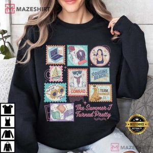 The Summer I Turned Pretty Movie Cousins Beach Stamps T Shirt (4)