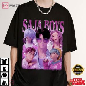 Saja Boys Kpop Demon Hunters Movie Fan Gift T-Shirt