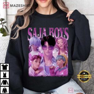 Saja Boys Kpop Demon Hunters Movie Fan Gift T Shirt (1)