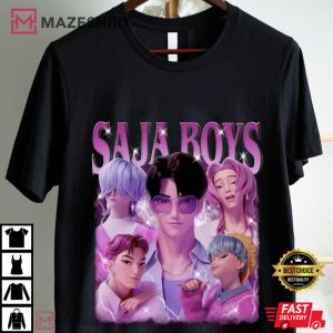 Saja Boys Kpop Demon Hunters Movie Fan Gift T Shirt (2)