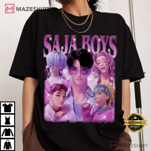 Saja Boys Kpop Demon Hunters Movie Fan Gift T Shirt (3)