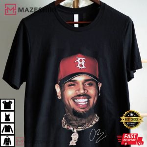 The Face Of Breezy Chris Brown RnB Merch Tour T Shirt (2)